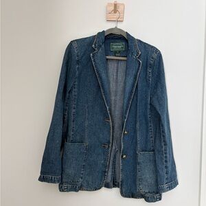 Vintage Ralph Lauren Women's Denim Blazer